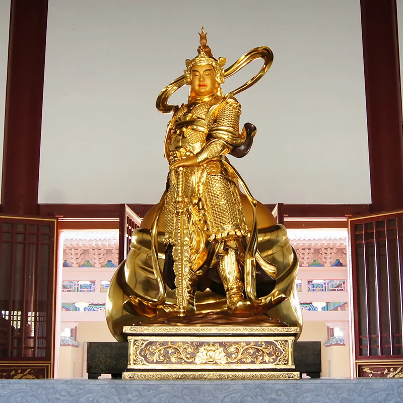 Estátua de bronze do Bodhisattva Vajra de 1,96 metros