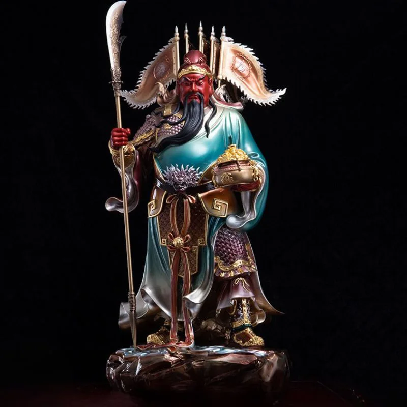Estátua de Bronze de Guan Yu das Cinco Bandeiras
