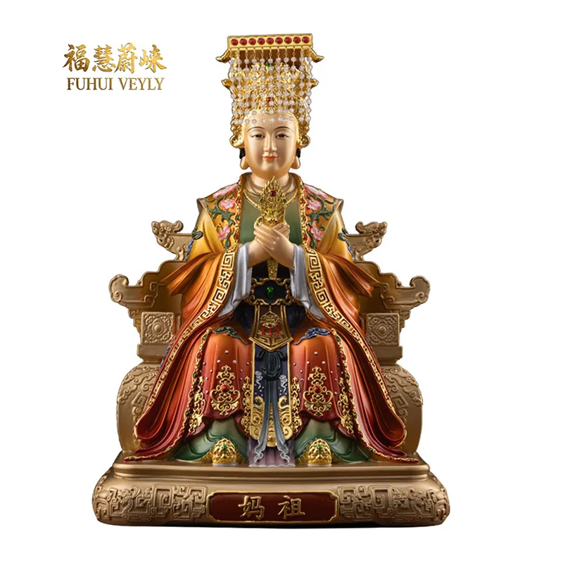 Estátua de bronze de Mazu para templo e casa