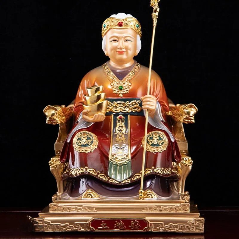 Estátua de cana imperial de latão refinado Fude Niangniang