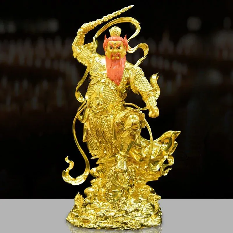 Estátua de latão Wang Lingguan